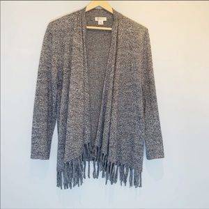 Style & Co | Open-Front Fringe Cardigan